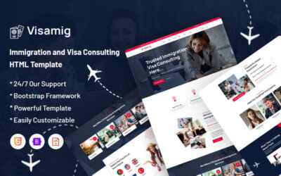 Visamig - Immigration and Visa Consulting Website Template