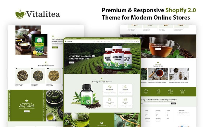 VitaliTea – The Perfect Shopify Theme for Tea Brands & Herbal Infusions VitaliTea – The Perfect Shopify Theme for Tea Brands & Herbal Infusions
