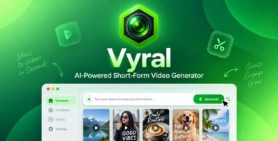Vyral - AI-Powered Short-Form Video Generator SaaS Platform