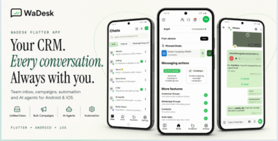 WaDesk | AI-Powered Omnichannel, Bulk Messaging Flutter App