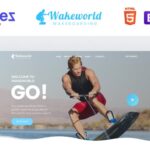 Wakeworld - Surfing Multipage Creative HTML Website Template