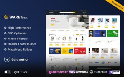 Warehouse - Mega Shop Multipurpose Elementor WooCommerce Store