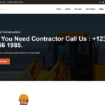 Washington Dc Construction Building Business HTML Template