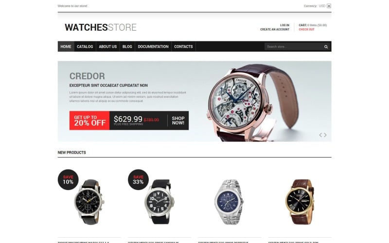 Watches Responsive Shopify Theme Watches Responsive Shopify Theme