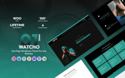 Watcho – One Page Woocommerce WordPress Theme For Any Business