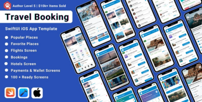 Wayfarer | Travel Booking SwiftUI iOS App Template