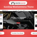 Weapon Master - Guns & Shooting WooCommerce Elementor Template