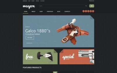 Weapon Shop WooCommerce Theme