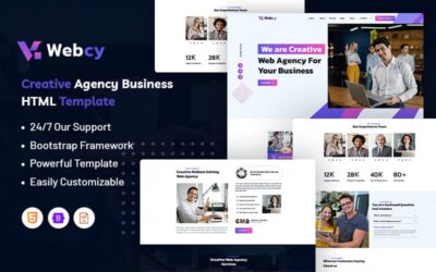 Webcy - Creative Agency Business Website Template