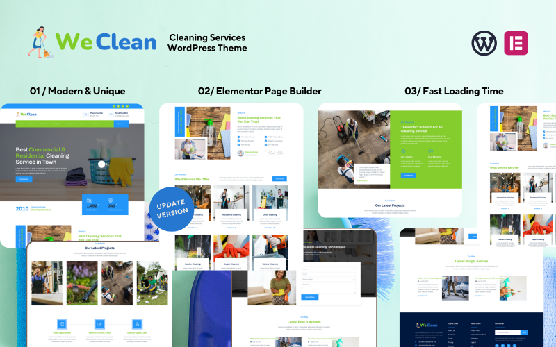 WeClean - Cleaning Services WordPress Theme WeClean - Cleaning Services WordPress Theme