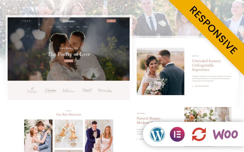 Wedame - Elegant Wedding and Event Planner Elementor WordPress Responsive Theme Wedame - Elegant Wedding and Event Planner Elementor WordPress Responsive Theme