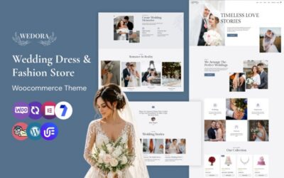 Wedora -  Wedding Dress and Fashion Store WooCommerce Theme