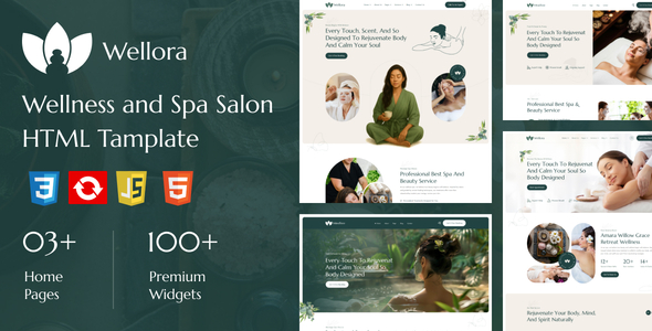 Wellora – Wellness & Spa Salon HTML Template Wellora – Wellness & Spa Salon HTML Template