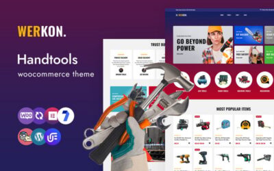 Werkon - Parts And Tools Multipurpose WooCommerce Theme