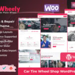 Wheely - Wheel Car Automobile Repair Tires Services WordPress Theme