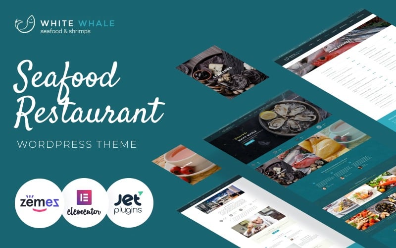 White Whale - Seafood Restaurant WordPress Theme White Whale - Seafood Restaurant WordPress Theme