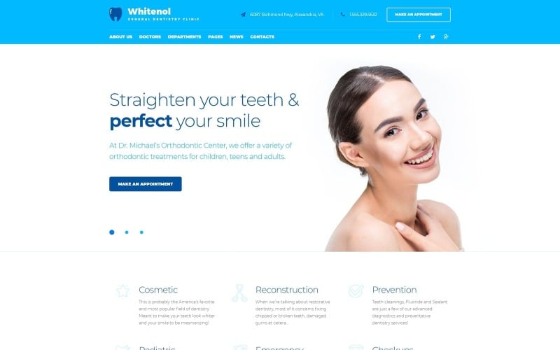 Whitenol - Dentistry Clinic Responsive WordPress Theme Whitenol - Dentistry Clinic Responsive WordPress Theme