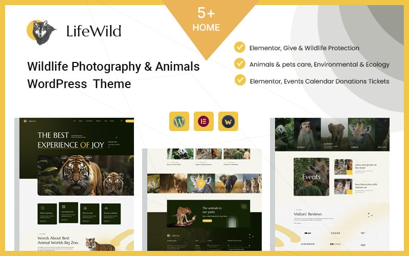 Wildlife Photography & Animals WordPress Theme Wildlife Photography & Animals WordPress Theme