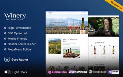 Winery - Liquor, Vinery Store Multipurpose WooCommerce Gutenberg Theme