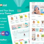 Wonderkid - Kids Wear and Toys Store Elementor WooCommerce Responsive Theme