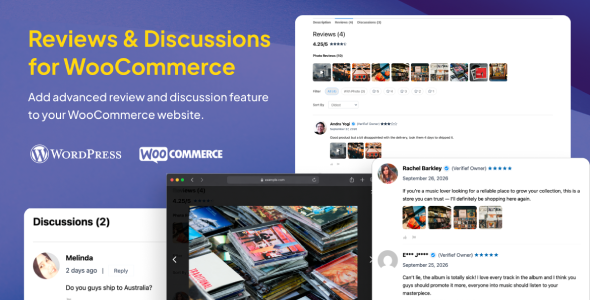 WooCommerce Photo & Video Reviews + Q&A Discussions WooCommerce Photo & Video Reviews + Q&A Discussions