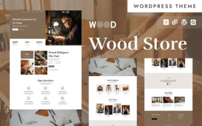 Wood - Woodworks & Furniture Store WooCommerce Elementor Theme