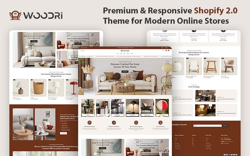 Woodri – The Perfect Shopify Theme for Furniture & Home Ambience Woodri – The Perfect Shopify Theme for Furniture & Home Ambience