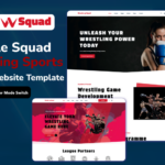 Wrestle Squad - Wrestling Sports HTML5 Website Template