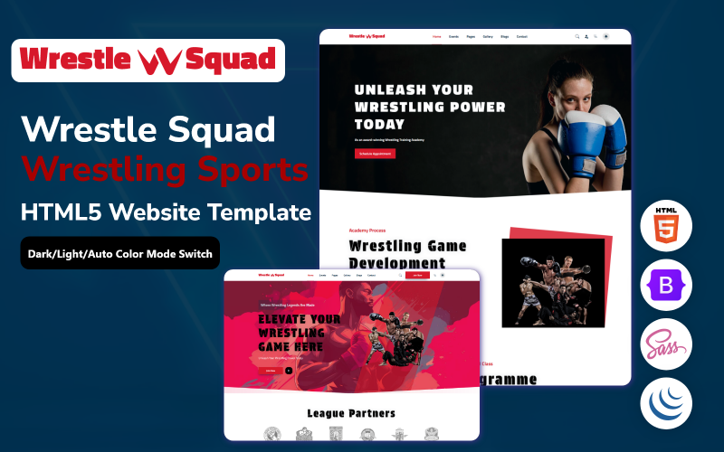 Wrestle Squad - Wrestling Sports HTML5 Website Template Wrestle Squad - Wrestling Sports HTML5 Website Template