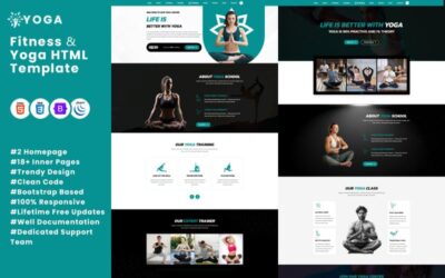 Yoga - Fitness and Yoga HTML Template
