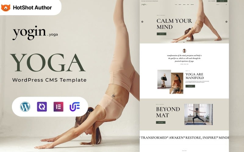 Yogin - Yoga And Exercise WordPress Elementor Theme Yogin - Yoga And Exercise WordPress Elementor Theme