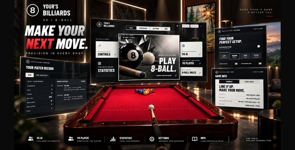 Your Billiards: Eight Ball | HTML5 3D Sports Game Your Billiards: Eight Ball | HTML5 3D Sports Game