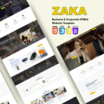 Zaka - Business & Corporate HTML5 Website Template