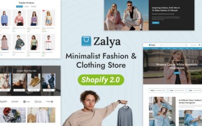Zalya - Minimal Fashion Store Shopify 2.0 Responsive Theme