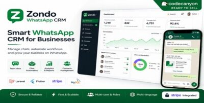 Zendo - Multi-Tenant WhatsApp CRM With AI Chatbot Laravel and Flutter