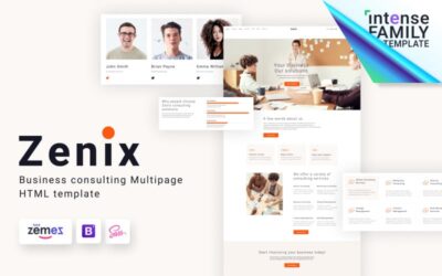 Zenix - Business Consulting HTML Website Template