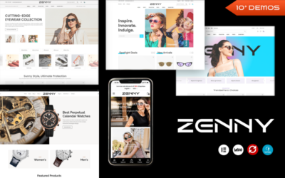 Zenny - Jewelry, Watches & Glasses Elementor WooCommerce WordPress Theme