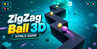 ZigZag Ball 3D | HTML5 Arcade Game