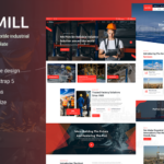 Zmill - Factory & Textile industrial HTML Template
