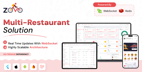 Zomo | Multi-Restaurant Food Delivery App With Laravel and Flutter Zomo | Multi-Restaurant Food Delivery App With Laravel and Flutter