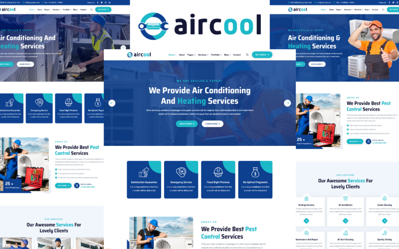 Aircool - Air Conditioning & Heating Services HTML5 Template Aircool - Air Conditioning & Heating Services HTML5 Template