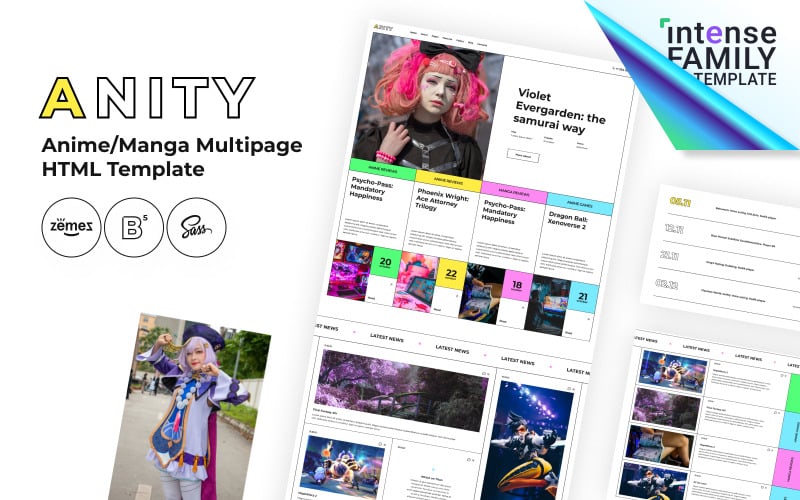 Anity - Anime HTML5 Website Template Anity - Anime HTML5 Website Template