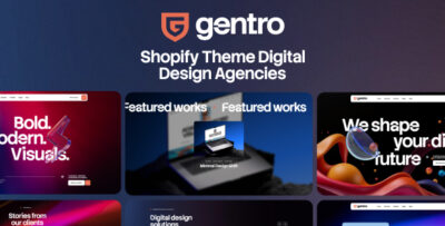 Ap Gentro - Digital Design Agencies Shopify Theme
