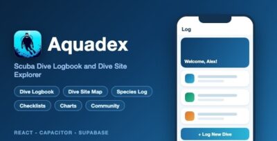 Aquadex | Dive Logbook and Dive Site Explorer With Species Log - Capacitor