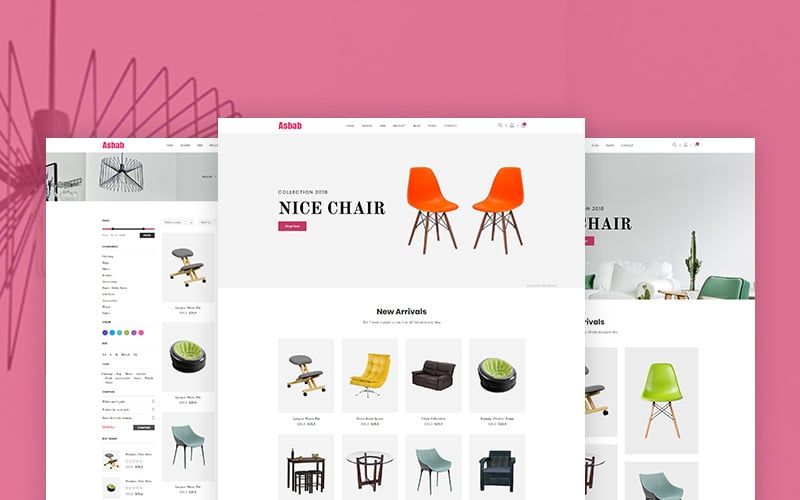 Asbab - eCommerce Website Template Asbab - eCommerce Website Template
