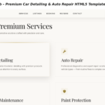 AutoCare Hub – Premium Car Detailing & Auto Repair HTML5 Template Tailwind CSS