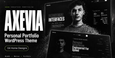 Axevia - Personal Portfolio WordPress Theme