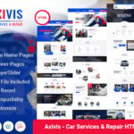 Axivis - Car Wheel Tire Repair Service HTML Template