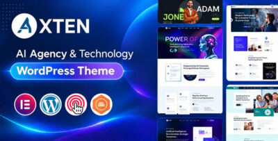 Axten – AI Agency & Technology WordPress Theme