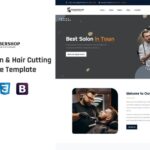 Barbarshop -  Beauty Salon & Hair Cutting Website Template